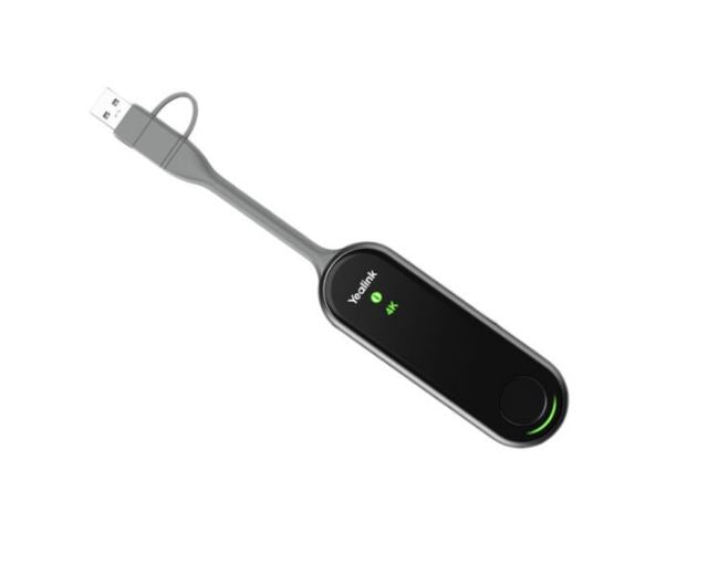 Yealink WPP30 Wireless Presentation Pod | One-click, Trouble-free Presentations, Plug & Play, Hardware Encoding, 4K UHD,