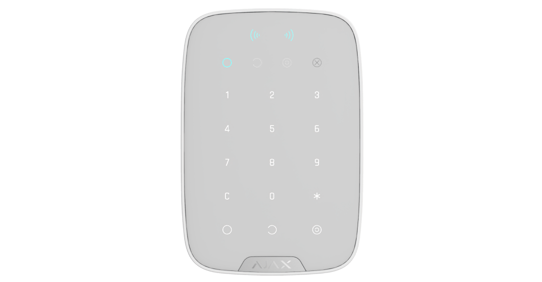 Ajax KeyPad Plus Wireless White