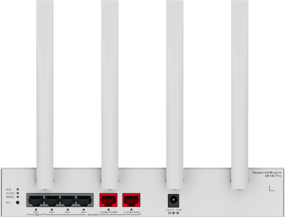Huawei eKit AR180Pro AR180Pro (1*2.5GE WAN, 1*2.5GE LAN, 4*GE LAN, 2+2 WiFi7, with 1*AC