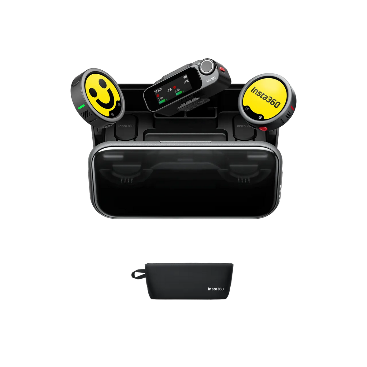 Insta360 Mic Pro – 2 transmitters + 1 receiver