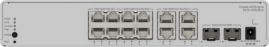 Huawei eKit S210-4P8UN2X Switch - 4*10/100/1000BASE-T ports(PoE+), 8*10/100/1000/2.5GBASE-T