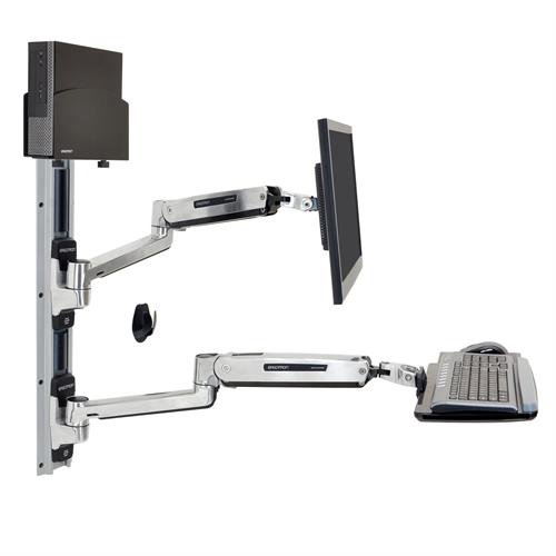 Ergotron Sit-stand LX WALL MNT Small Black Cpu/h