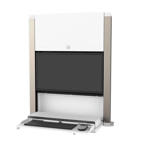 Ergotron Carefit 24IN Sit-stand Enclosure White