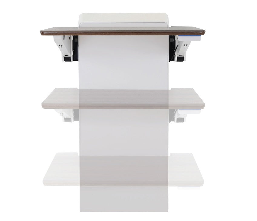 Ergotron Workfit Elevate WALL DESK Snow/maple