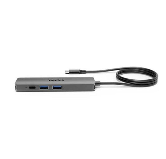 Yealink BYOD Box Cable Hub, with 1.5m USB-C Cable (USB-C to USB-A adapter included), easy plug&play setups, Support to c