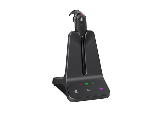 Yealink WH63 E2 Convertible DECT Wireless UC Headset 8 hours talk time185m Wireless range Dual microphone Multi-device C