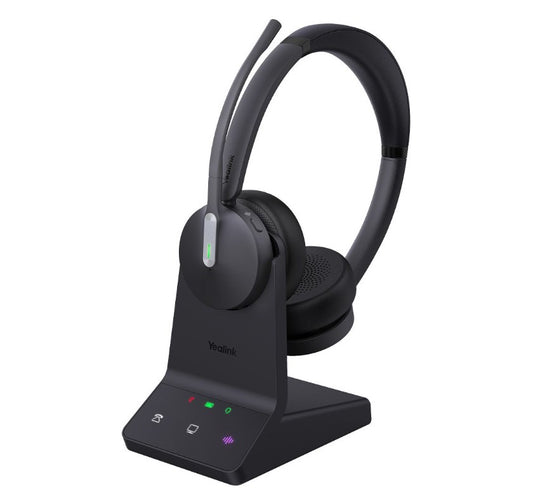 Yealink WH64 Dual UC DECT Wireless Headset, DECT & Bluetooth Wireless Technology,3-Mic Noise Cancellation,UC Certified, 