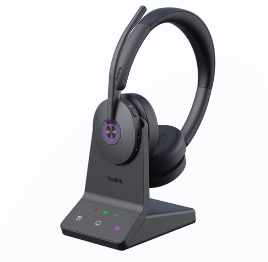 Yealink WH68 Dual Teams DECT & Bluetooth Wireless Technology, 4-Mic Hybrid ANC, 4-Mic Noise Cancellation, All-Day-Wearin