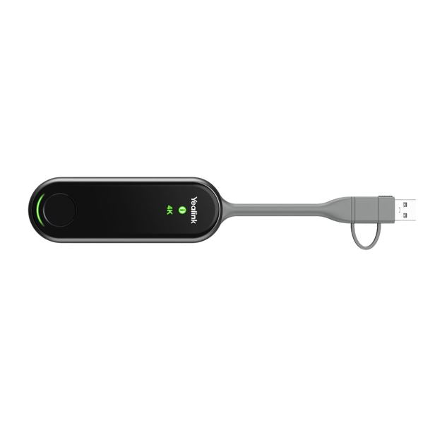 Yealink WPP30 Wireless Presentation Pod | One-click, Trouble-free Presentations, Plug & Play, Hardware Encoding, 4K UHD,