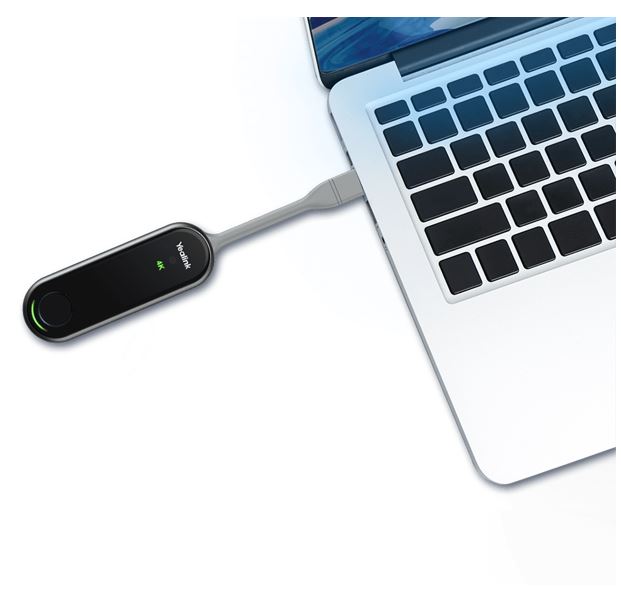 Yealink WPP30 Wireless Presentation Pod | One-click, Trouble-free Presentations, Plug & Play, Hardware Encoding, 4K UHD,