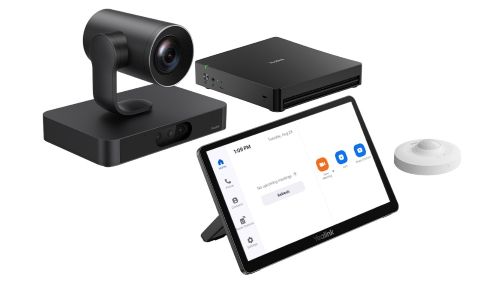 Yealink ZVCS80-C5U-000 Zoom Rooms video conferencing system medium-to-large meeting spaces, Quad-lens 4K PTZ