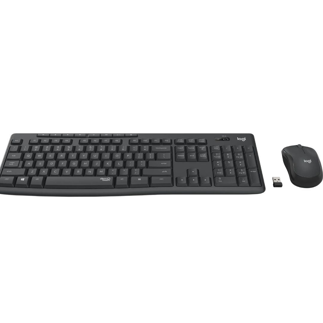 Logitech MK295 Wireless SILENT KEYBOARD AND MOUSE COMBO, 2.4GHZ USB RECEIVER - 1YR WTY