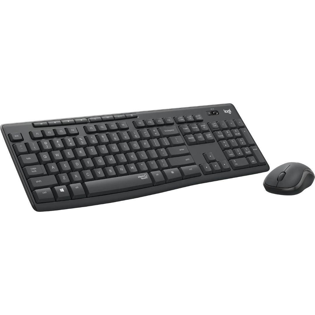Logitech MK295 Wireless SILENT KEYBOARD AND MOUSE COMBO, 2.4GHZ USB RECEIVER - 1YR WTY