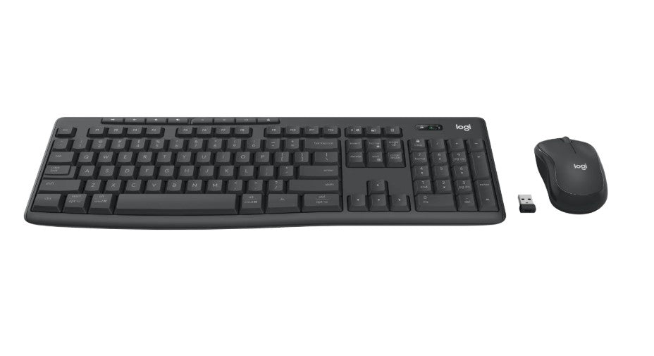 Logitech MK370 Wireless Keyboard and Mouse Combo for Business Silent Touch technology Smooth optical tracking
