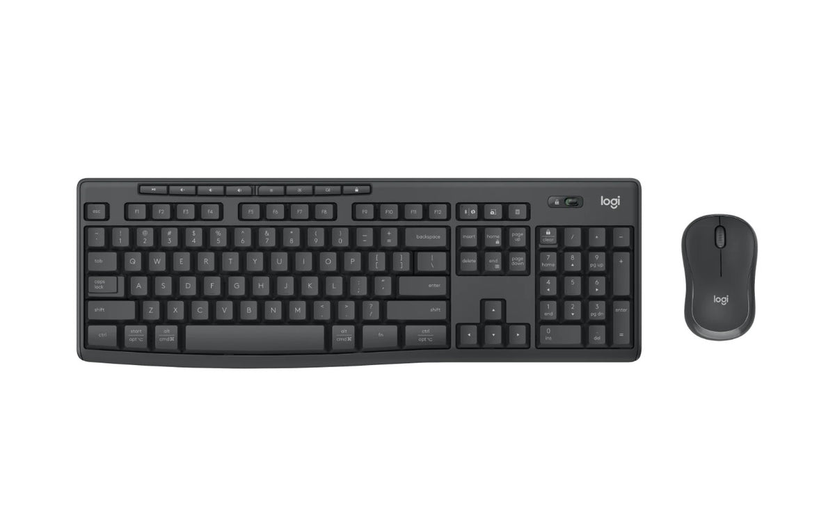 Logitech MK370 Wireless Keyboard and Mouse Combo for Business Silent Touch technology Smooth optical tracking