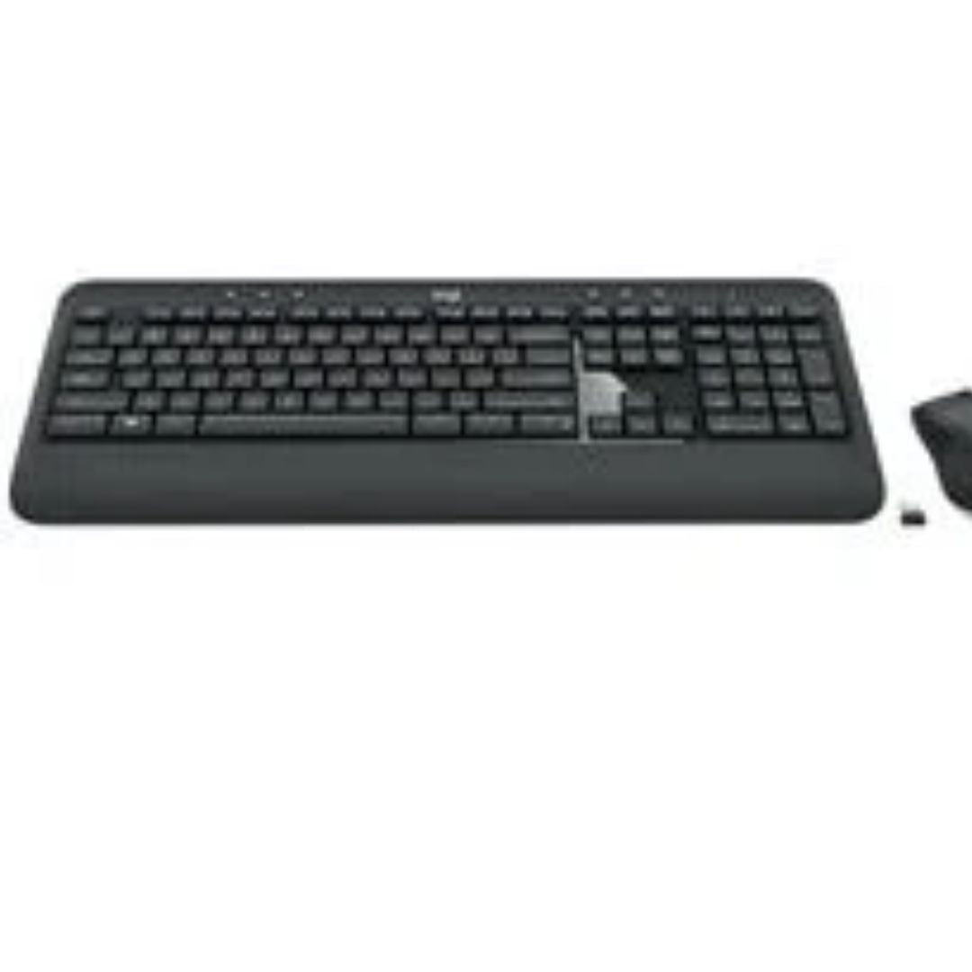 Logitech MK540 Advanced Wireless Keyboard & Mouse Combo - USB Receiver, 10 Meter Wireless Connection, Plug and Play, Con