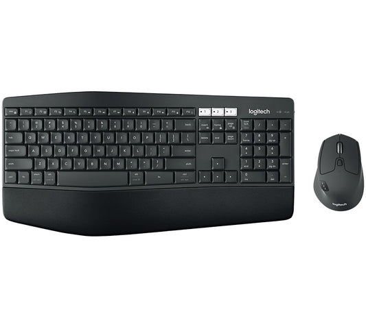 Logitech MK850 Wireless Desktop Keyboard Mouse Combo 3 year battery Incurve keys Low profile Cushioned palm rest ~920-00