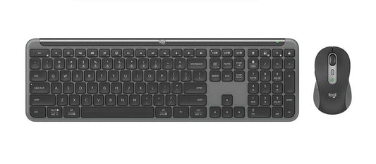 Logitech SIGNATURE SLIM COMBO MK950 -Graphite Keyboard Full-size layout with number pad Mouse 1000 DPI 1-Year Limited Ha