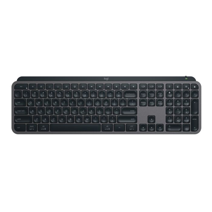 Logitech MX KEYS S Wireless ILLUMINATED Keyboard/ Rechargeable Li-Po (1500 mAh) battery Graphite 1-Year Limited Hardware