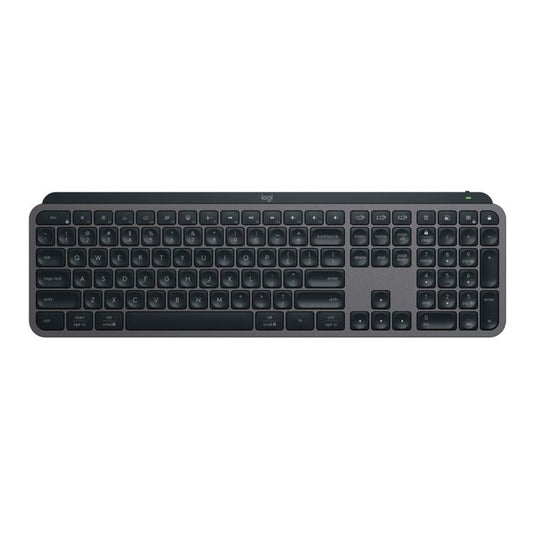 Logitech MX KEYS S Wireless ILLUMINATED Keyboard/ Rechargeable Li-Po (1500 mAh) battery Graphite 1-Year Limited Hardware