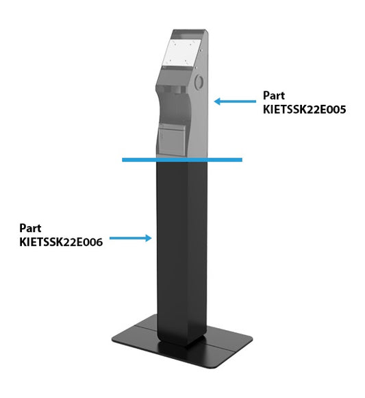 Element Kiosk Stand Floor BASE BLK FOR SSK-E22 V2
