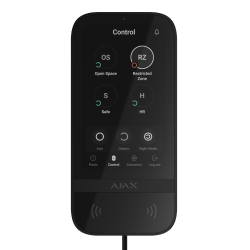 Ajax KeyPad Touchscreen Fibra White