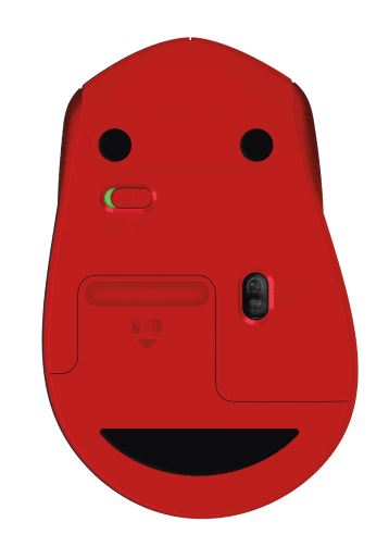 Logitech M331 SILENT PLUS Wireless Mouse RED DPI (Min/Max): 1000± 1-Year Limited Hardware Warranty