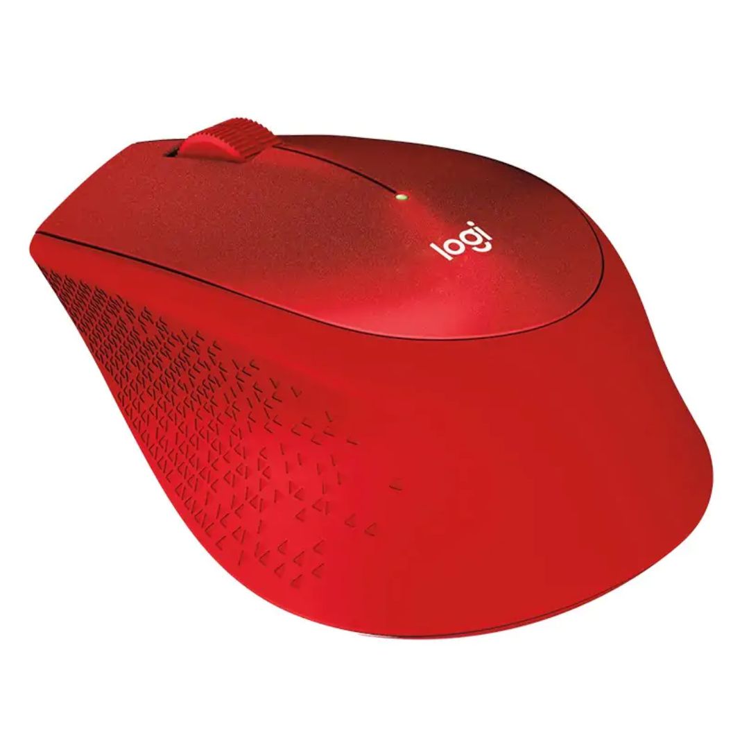 Logitech M331 SILENT PLUS Wireless Mouse RED DPI (Min/Max): 1000± 1-Year Limited Hardware Warranty