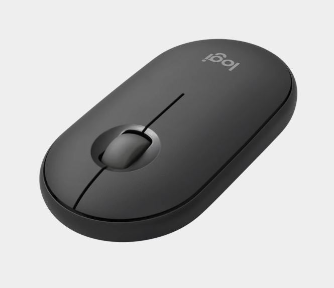Logitech Pebble M350S Wireless Optical Mouse Graphite 1000 dpi Bluetooth Low Energy