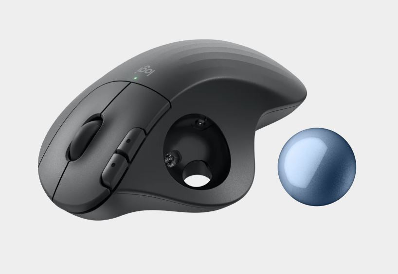 Logitech Ergo M575S Trackball Wireless Mouse Certified by ergonomists 400 - 2000 DPI 10 m wireless range Bluetooth Low E