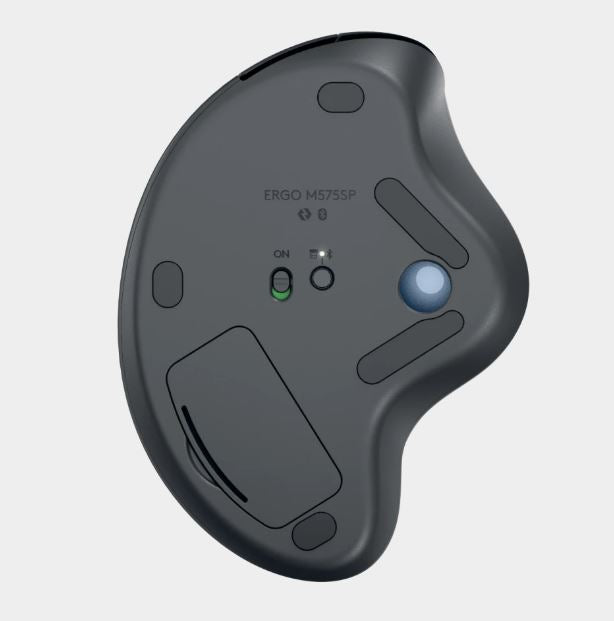 Logitech Ergo M575S Trackball Wireless Mouse Certified by ergonomists 400 - 2000 DPI 10 m wireless range Bluetooth Low E