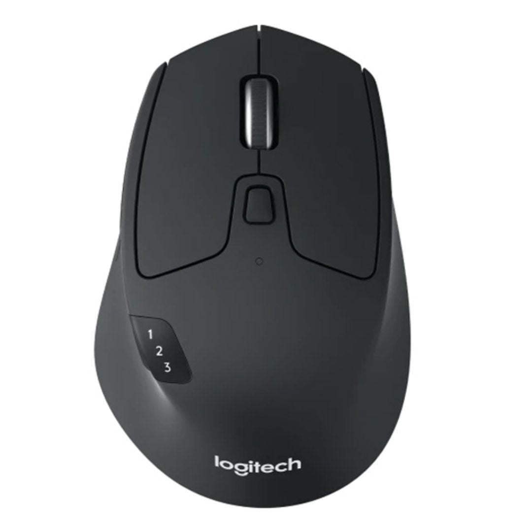 Logitech M720 Triathlon Multi-Device Wireless Bluetooth Mouse with Flow Cross-Computer Control & File Sharing for PC & M