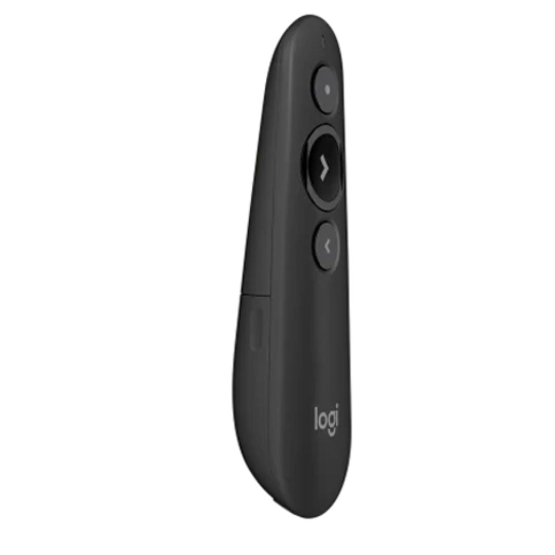 Logitech R500S Laser Presentation Remote with Dual Connectivity Bluetooth or USB 20m Range Red Laser Pointer for PowerPo