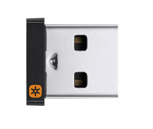 Logitech USB Unifying Receiver Connects Wireless Keyboard Mouse Multiple 6 Devices to Your Computer 10m Range Tiny Size 