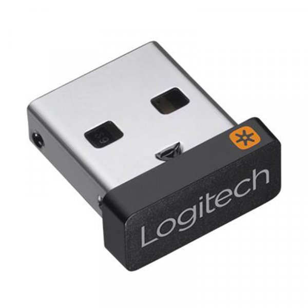 Logitech USB Unifying Receiver Connects Wireless Keyboard Mouse Multiple 6 Devices to Your Computer 10m Range Tiny Size 