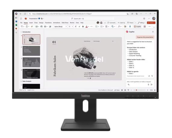 Lenovo ThinkVision E22-40 21.5-22" FHD IPS Monitor 1920x1080 100Hz 16:9 Anti-Glare Height