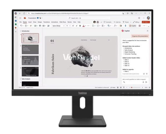 Lenovo ThinkVision E22-40 21.5-22" FHD IPS Monitor 1920x1080 100Hz 16:9 Anti-Glare Height