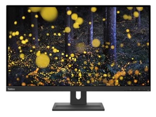 Lenovo ThinkVision E27q-20 27" 75Hz QHD IPS Monitor 2K 2560x1440 16:9 4ms Height Adjustable Tilt