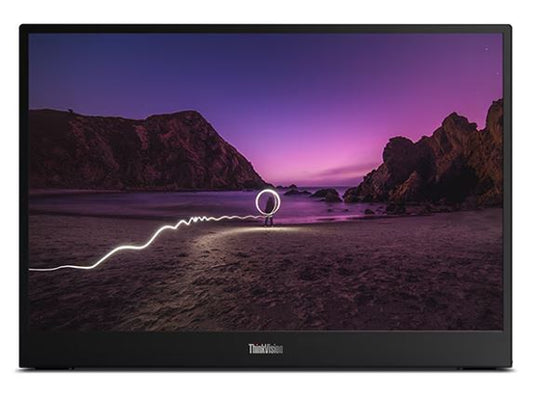 Lenovo ThinkVision M16 16" WUXGA 1920x1200 Portable Monitor 60Hz 6ms Tilt Height Adjustable 970g