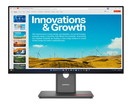 Lenovo ThinkVision P24qd-40 23.8"/24" QHD IPS Monitor 2K 2560x1440 16:9 Height Adjustable Tilt
