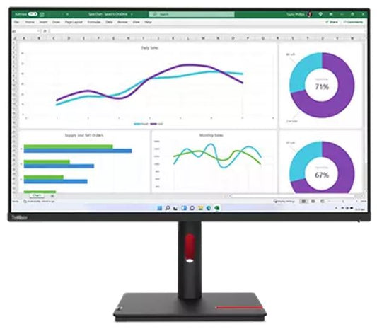 Lenovo ThinkVision T32H-30 31.5"/32" 60Hz QHD Monitor 2K 2560x1440 16:9 4ms IPS Height