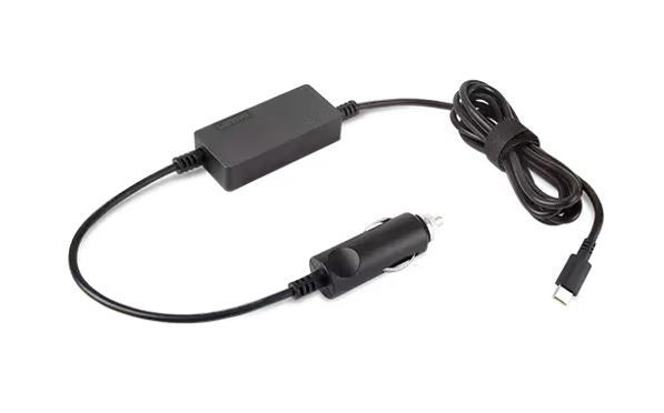 Lenovo 65W USB-C DC Travel Adapter Laptop Car Charger 1.8m Cable 140g Lightweight for Lenovo
