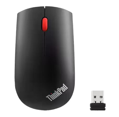 Lenovo ThinkPad Essentials Compact Wireless Mouse 2.4 GHz Wireless via Nano USB 1200 DPI Optical