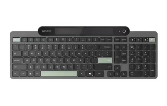 Lenovo Self-Charging Bluetooth Keyboard-US English Bluetooth 5.1 USB-C Uses fast-charging Free