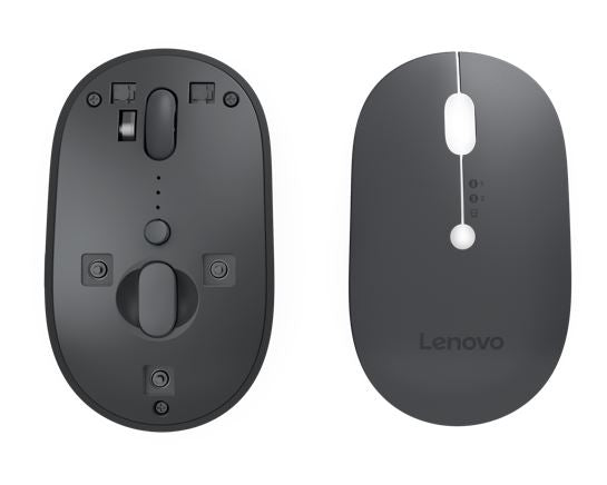 Lenovo Mouse Universal Ambidextrous Bluetooth + USB Type-C Optical 2400 DPI Up to 3 months of