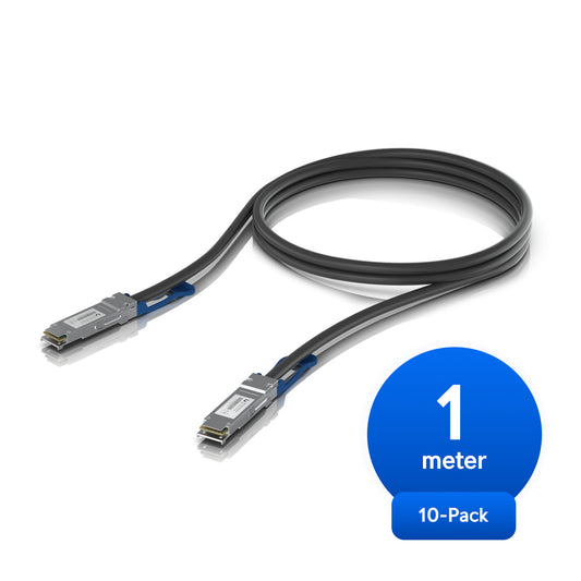 Ubiquiti 100G Direct Attach Cable (UACC-DAC-QSFP28-1M-10)