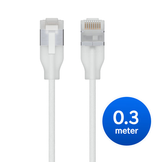 Ubiquiti UniFi Premium Patch Cable (UACC-Cable-Patch-EL-C6A-0.3M-W)