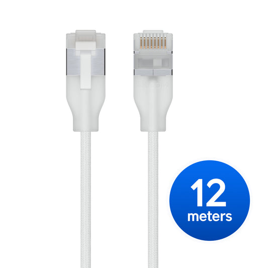 Ubiquiti UniFi Premium Patch Cable (UACC-Cable-Patch-EL-C6A-12M-W)