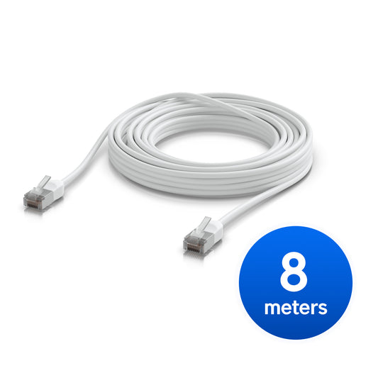 Ubiquiti UniFi Premium Patch Cable Outdoor (UACC-Cable-Patch-Outdoor-C6A-8M-W)