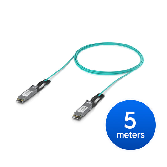 Ubiquiti 100G Long-Range Direct Attach Cable (UACC-AOC-QSFP28-5M)
